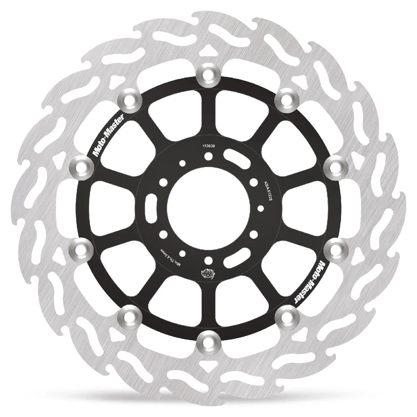 Moto-master Flame Series Flydende Bremse Rotor 296mm - Foran