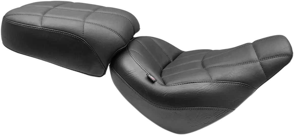 Mustang Wide Tripper Rear Seat - For Harley Davidson