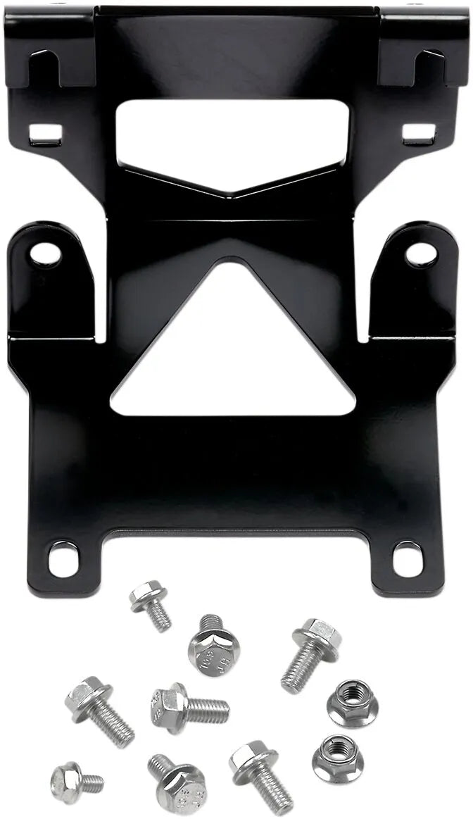 Warn Front Winch Mount Kit Black for Honda
