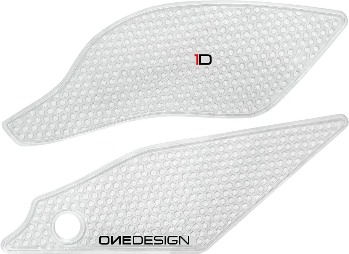 Onedesign Tank Grip - Clear Resin Tank Pad For Yamaha