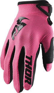 Thor Women's Sector Gloves - Black/Pink