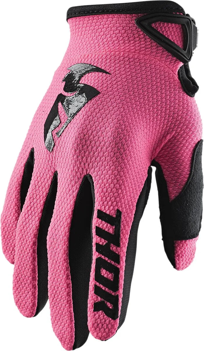 Thor Women's Sector Gloves - Black/Pink