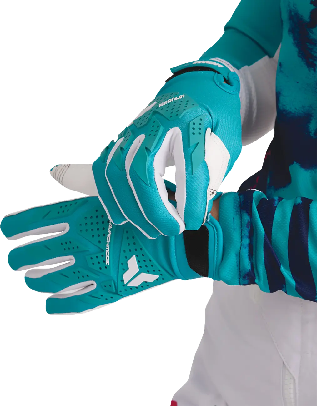 Thor Women's Launchmode Xp Gloves - Aqua/White