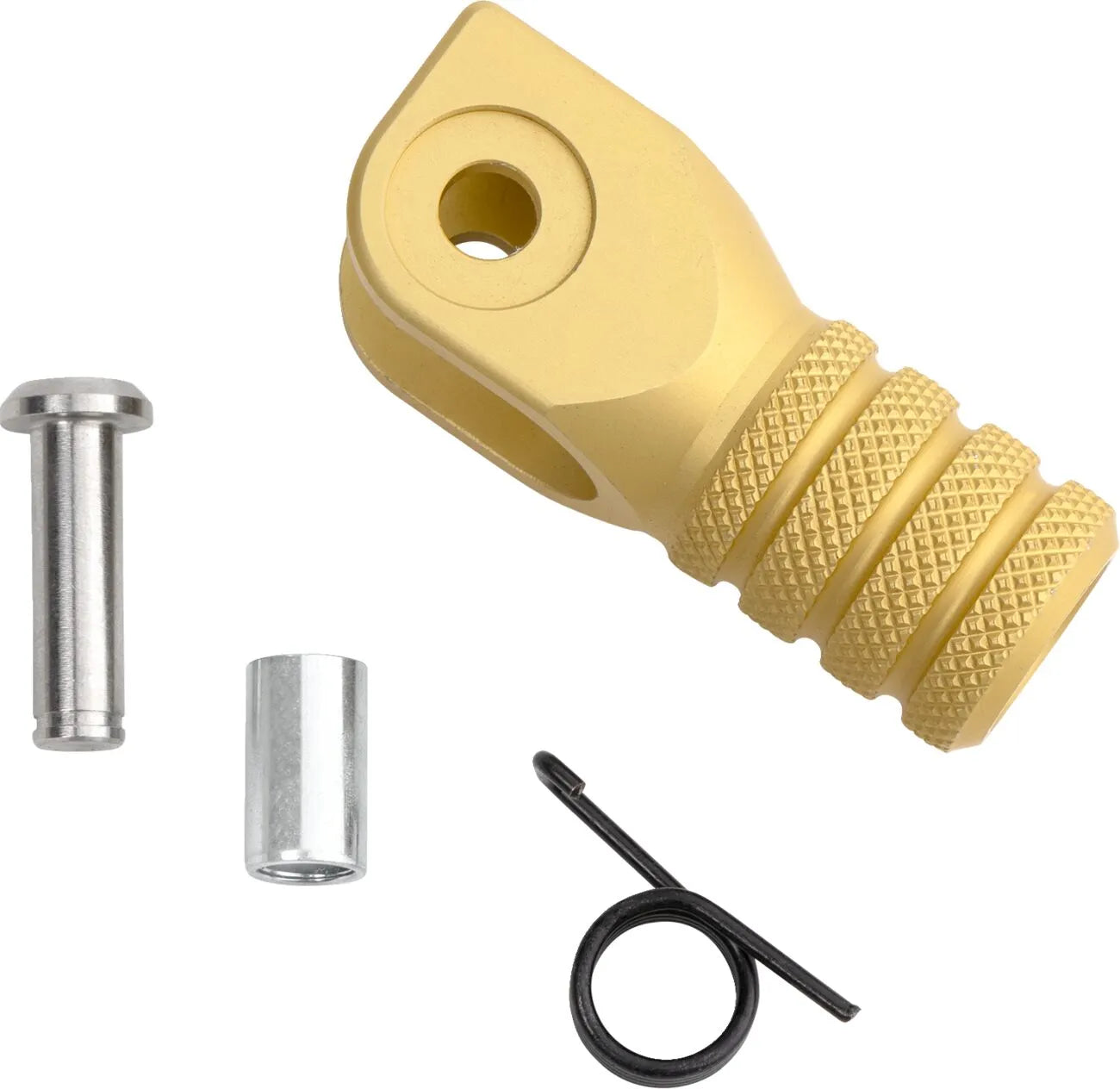 Moose Offroad Knurled Shift Tip - Gold Anodized