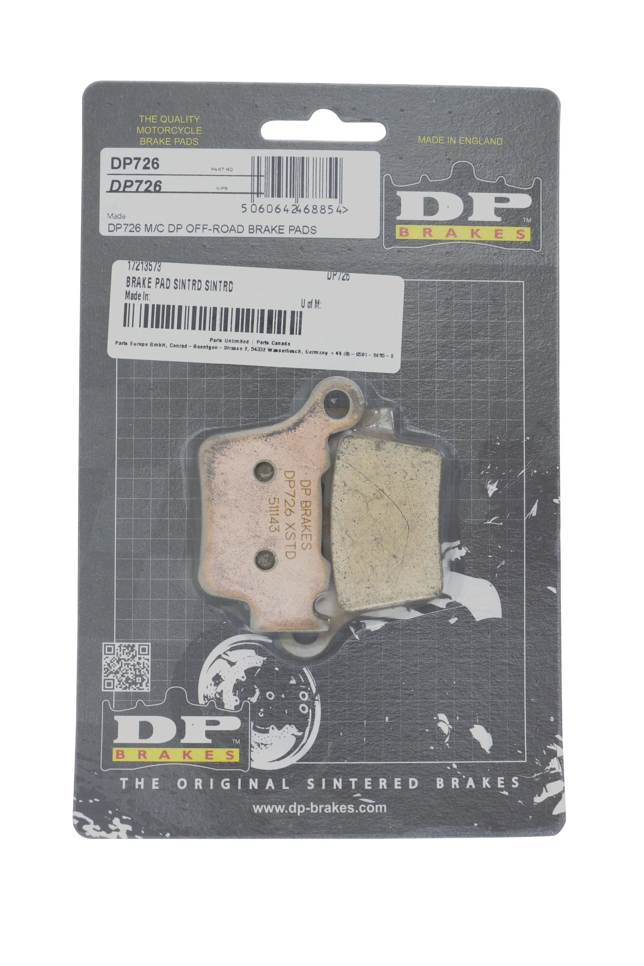 Dp Bremseklodser Sintermetal - For og Bag