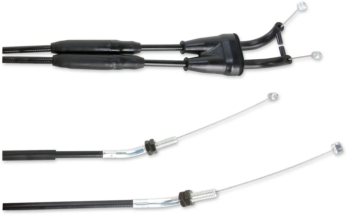 MOOSE OFFROAD HARD-PARTS Black Vinyl Throttle Cable