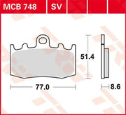 Trw All Round Sintret Metal Bremseklodser - Foran