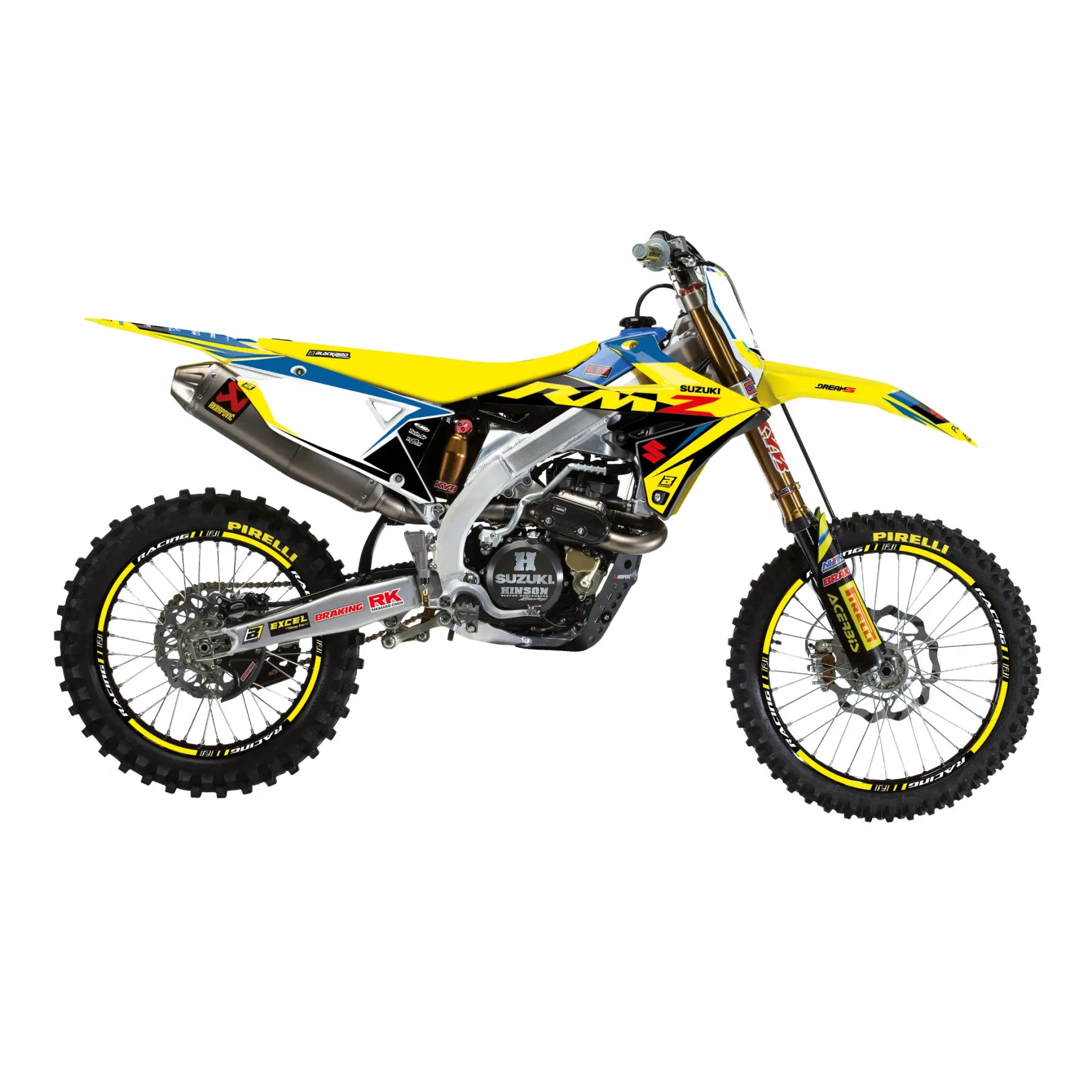 Blackbird Racing Dream 5 Chrome Sticker Kit For Suzuki