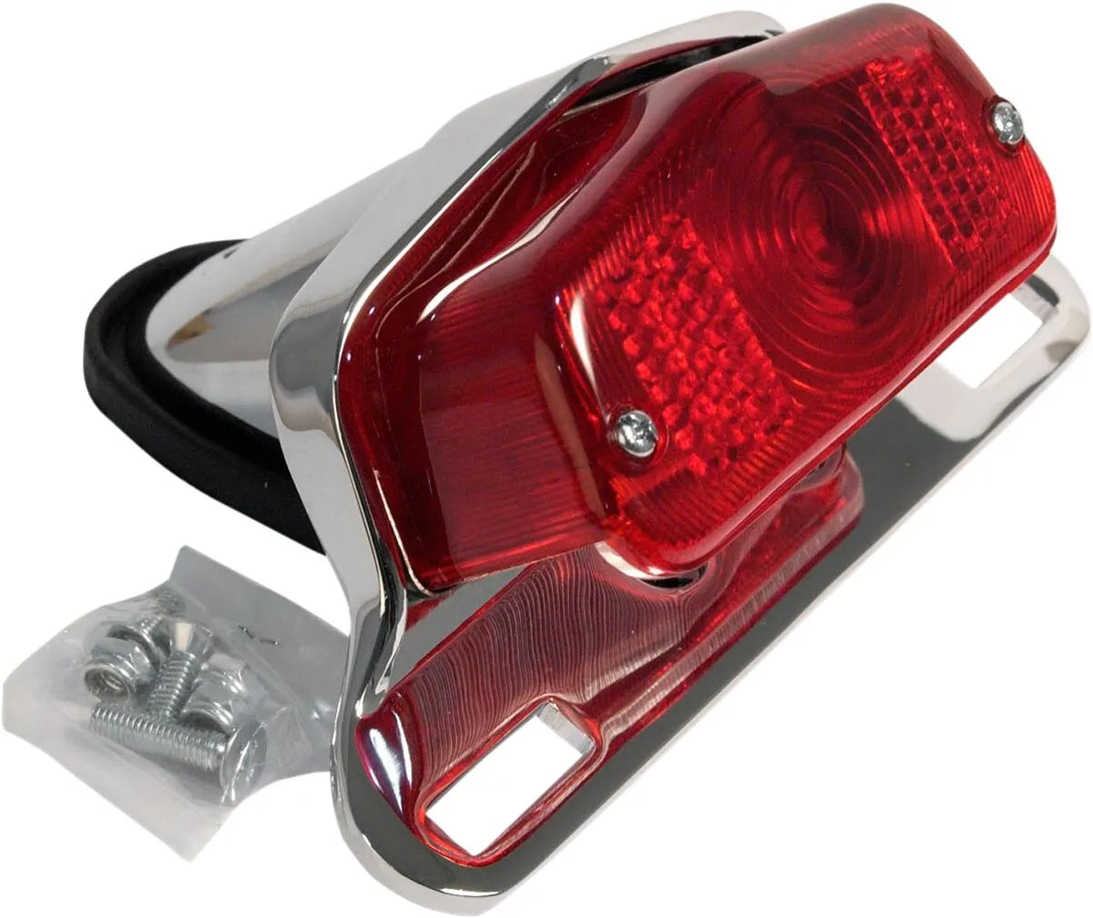 Emgo Lucas-style Taillight - Chrome Bracket