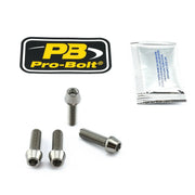 Pro Bolt Axle Pinch Bolt Kit Titan, Front