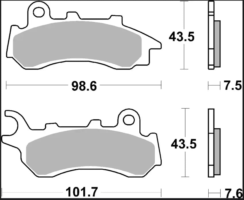 Brembo Xs Prime Line Sintered Brake Pads