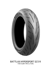 Bridgestone Battlax Hypersport S23 Tire - 180/55zr17 Rear