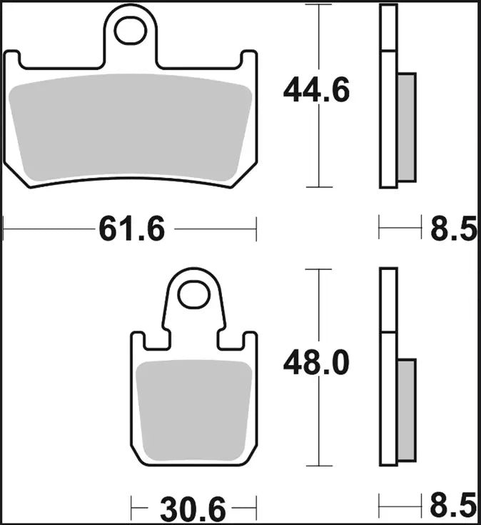 Brembo Xtra Line Sr Sintered Brake Pads