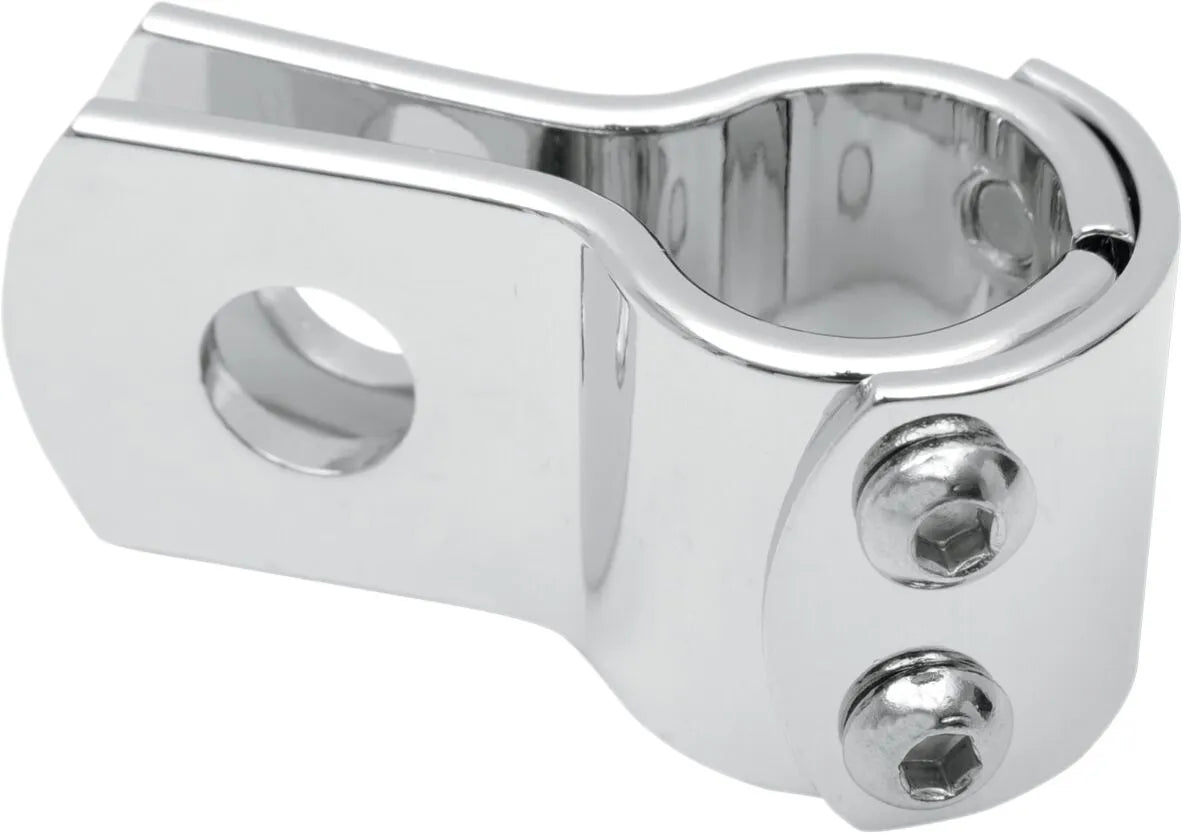 Drag Specialties Three-Piece Frame Clamp 1.125" with 1/2" Hole