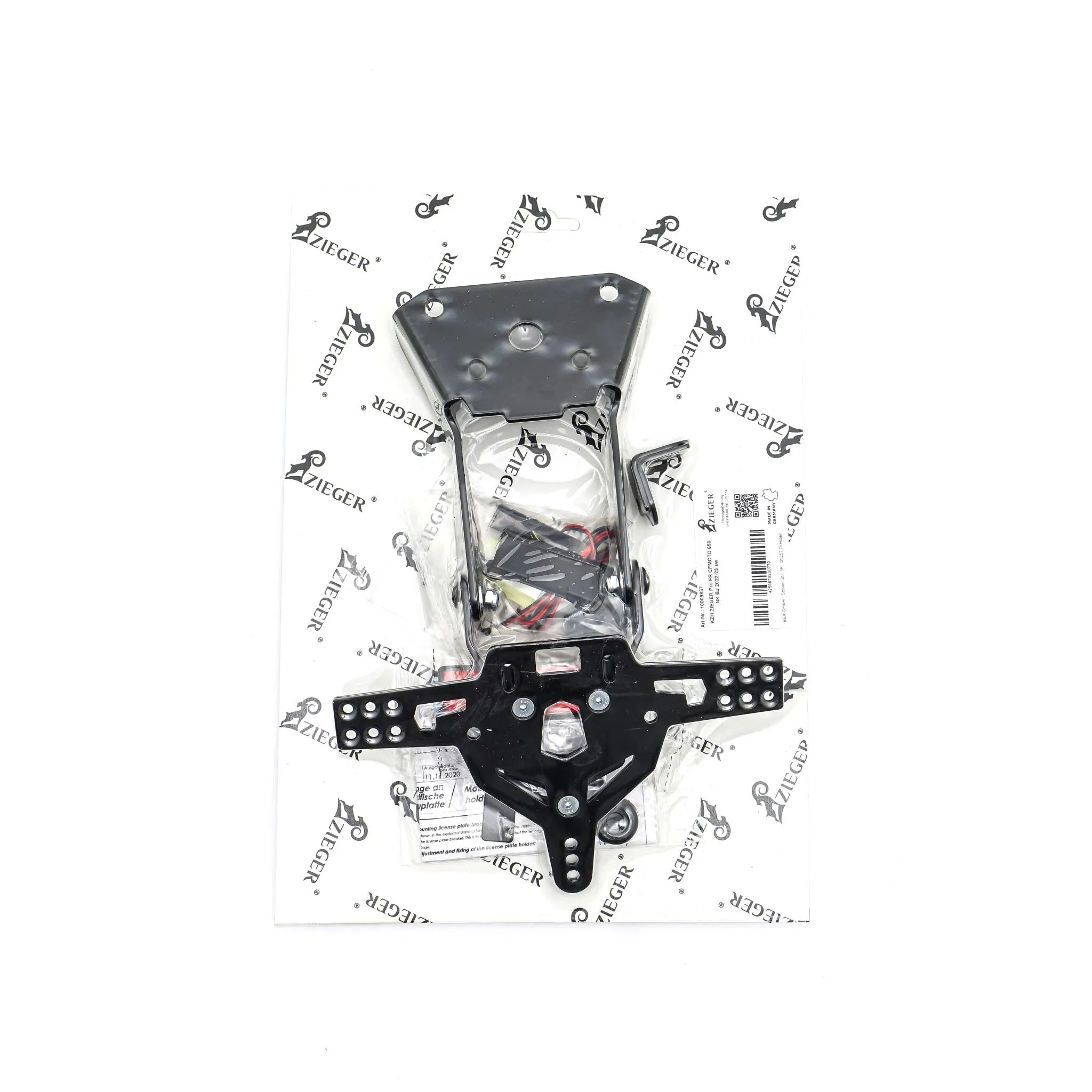 Zieger Pro License Plate Holder Type D For France