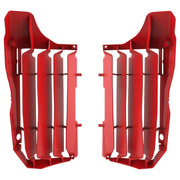 Polisport Radiator Guards For Honda - Red