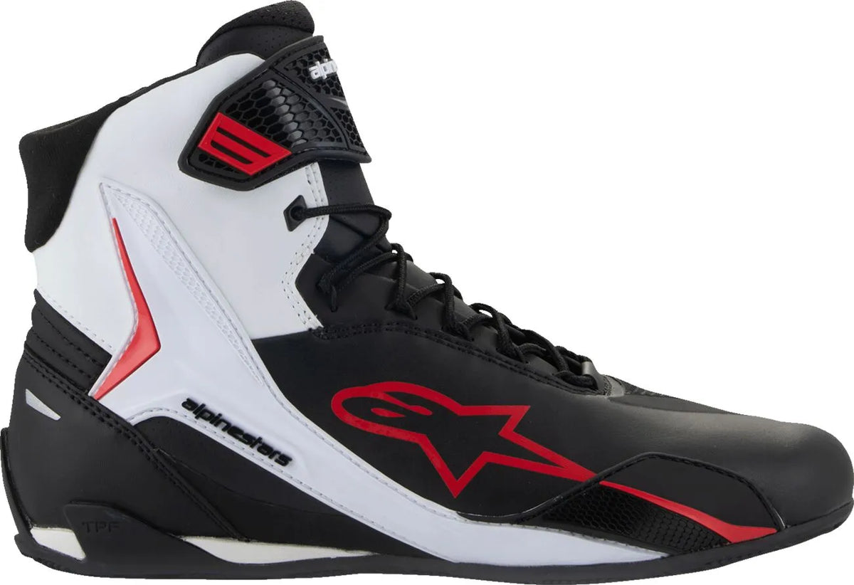 Alpinestars Faster-4 Riding Shoes Black/White/Red