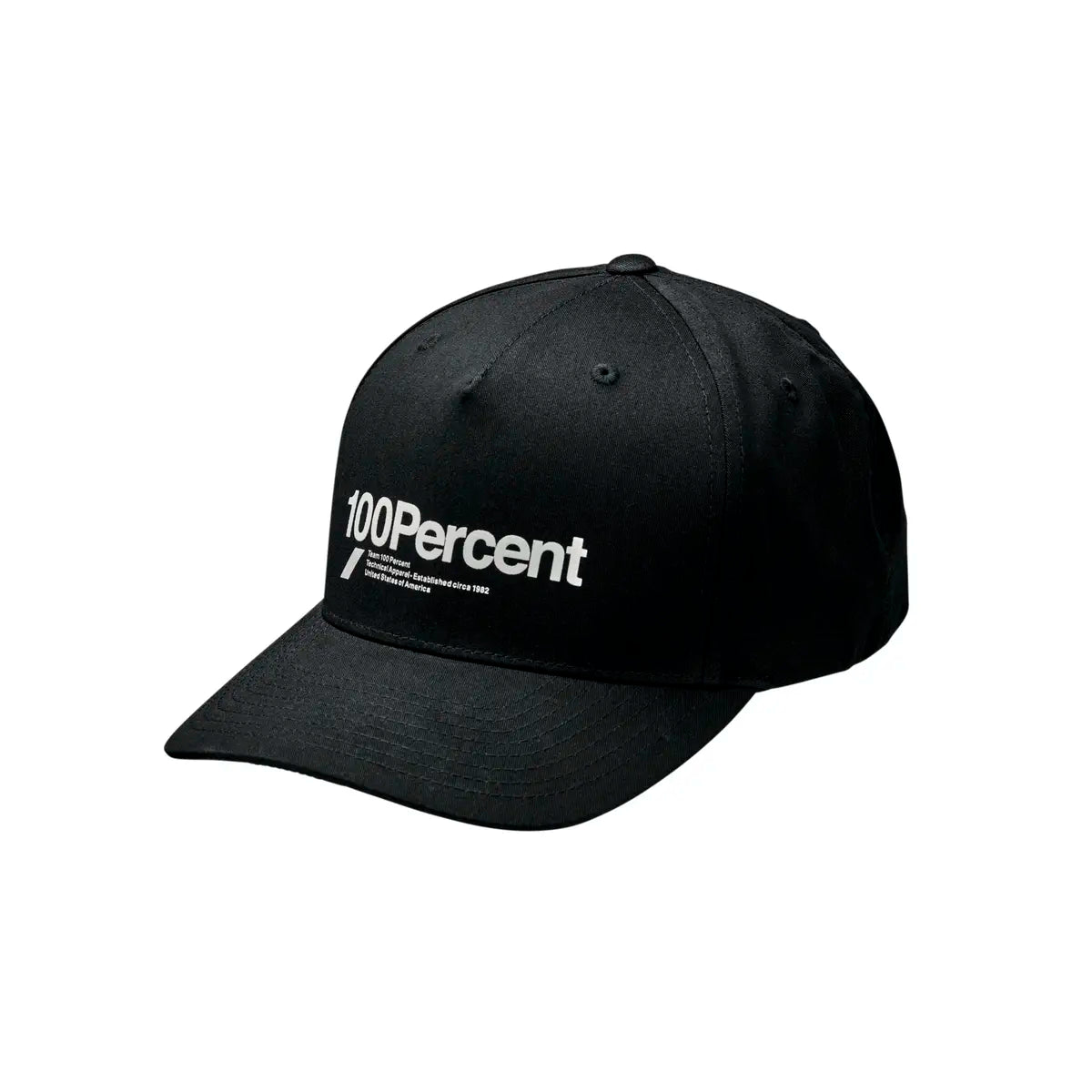 100% Manifesto Snapback Hat Black