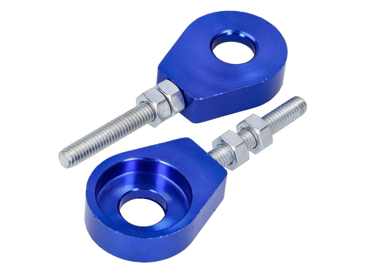 101 OCTANE Chain Tensioner Blue for 12mm Axle Puch Simson