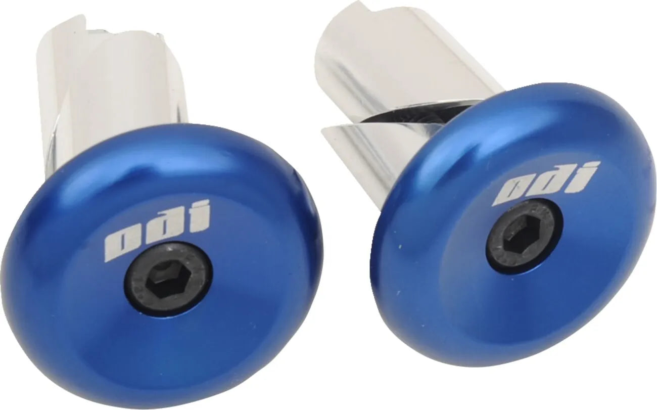 Odi Aluminum Handlebar End Plug - Blue