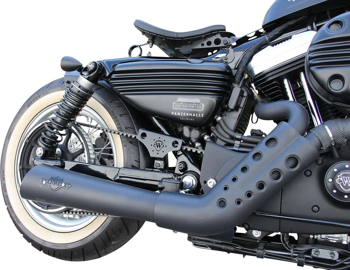 Cult Werk Bobber Side Panel Glossy Black for HD Sportster 1200C