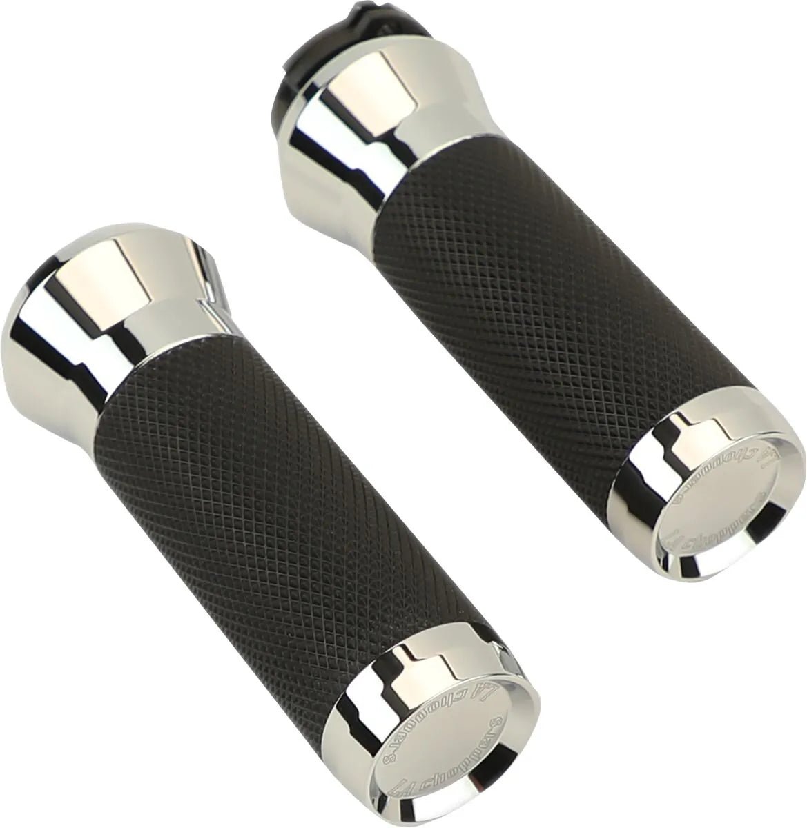La Choppers Chrome Grips - 1" Handlebar