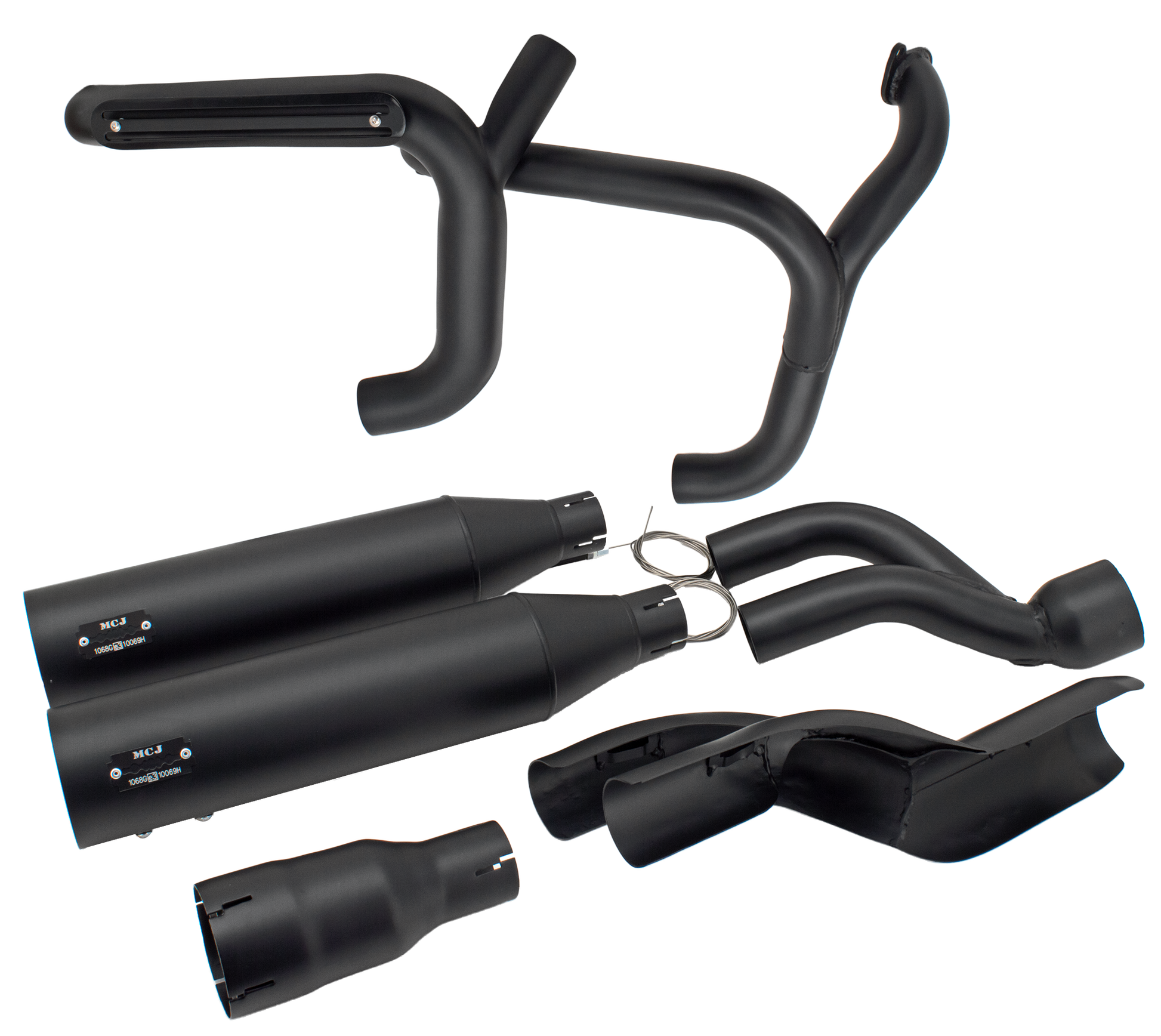 Mcj Adjustable 2-INTO-2 Exhaust for RH975 Nightster