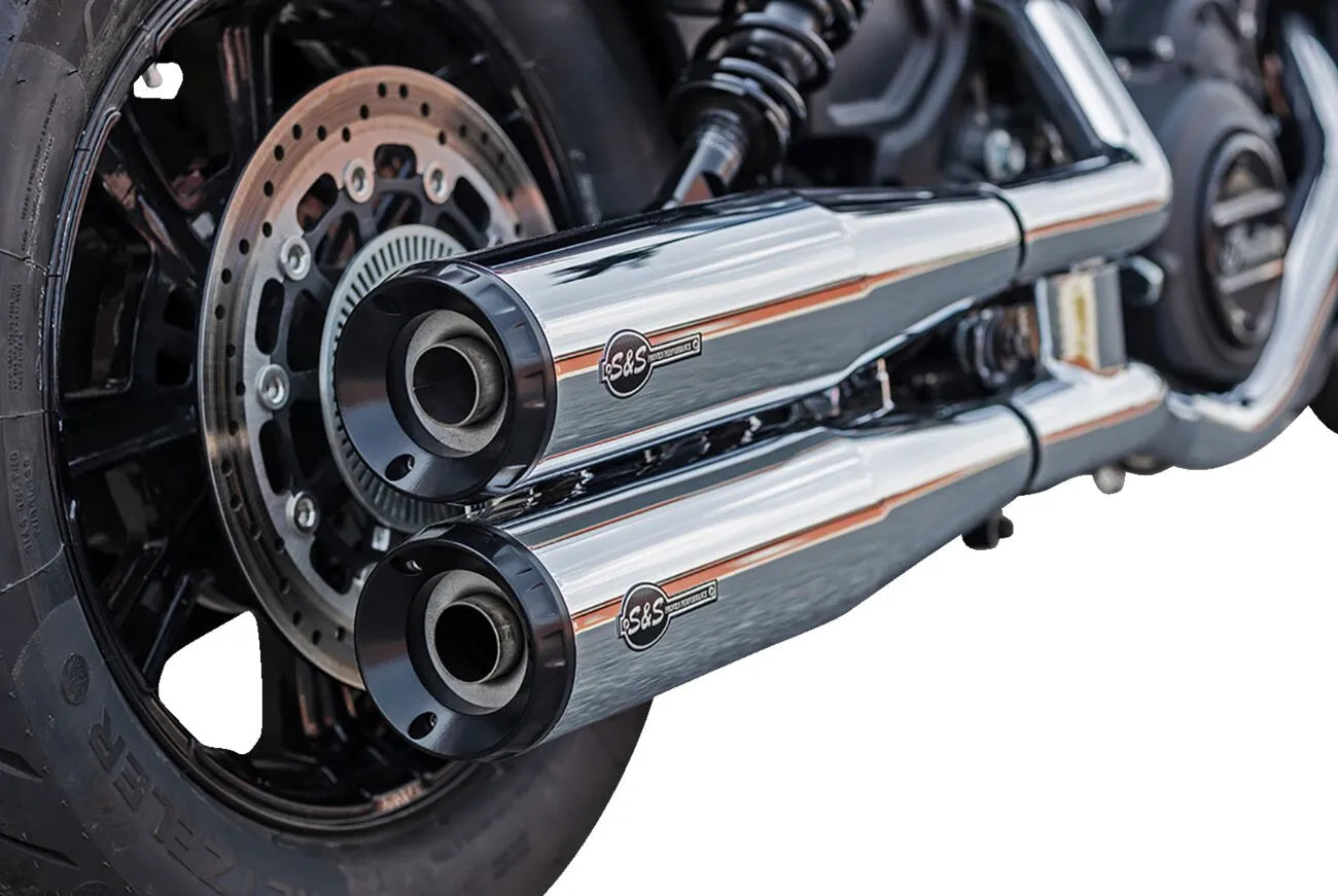 S&s Cycle Grand National Slip-on Mufflers For Scout