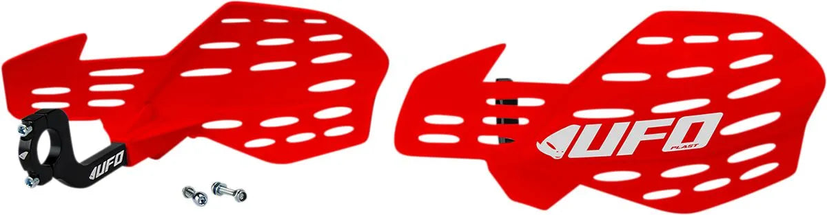 Ufo Guardian 2 Motocross Universal Handguard - Red