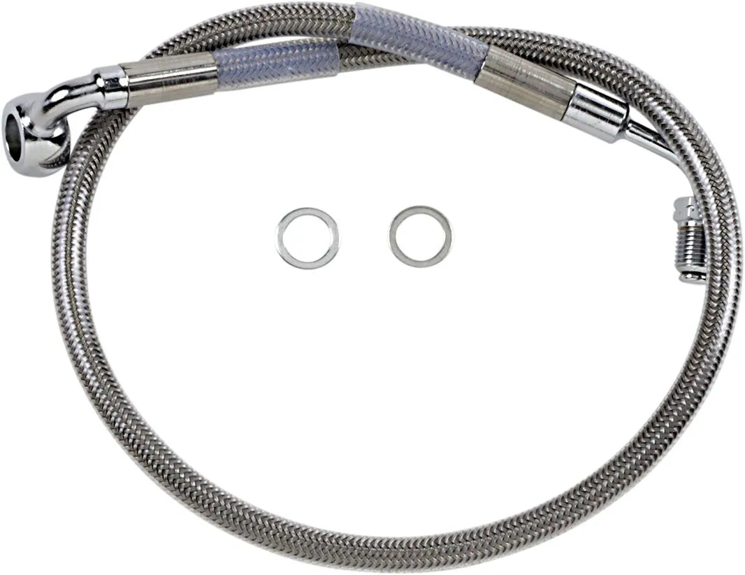 Drag Specialties rustfrit stål bremseslange kit med ABS