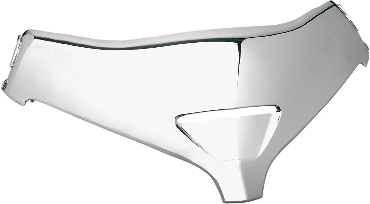 Parts Unlimited Windshield Accent Panel - Chrome