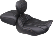 Mustang Deluxe Touring Solo Seat - For Harley Davidson