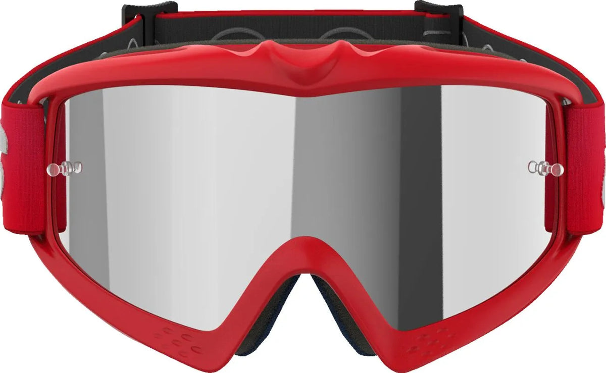 Alpinestars Vision Blaze Youth Goggles Red Mirror-Silver