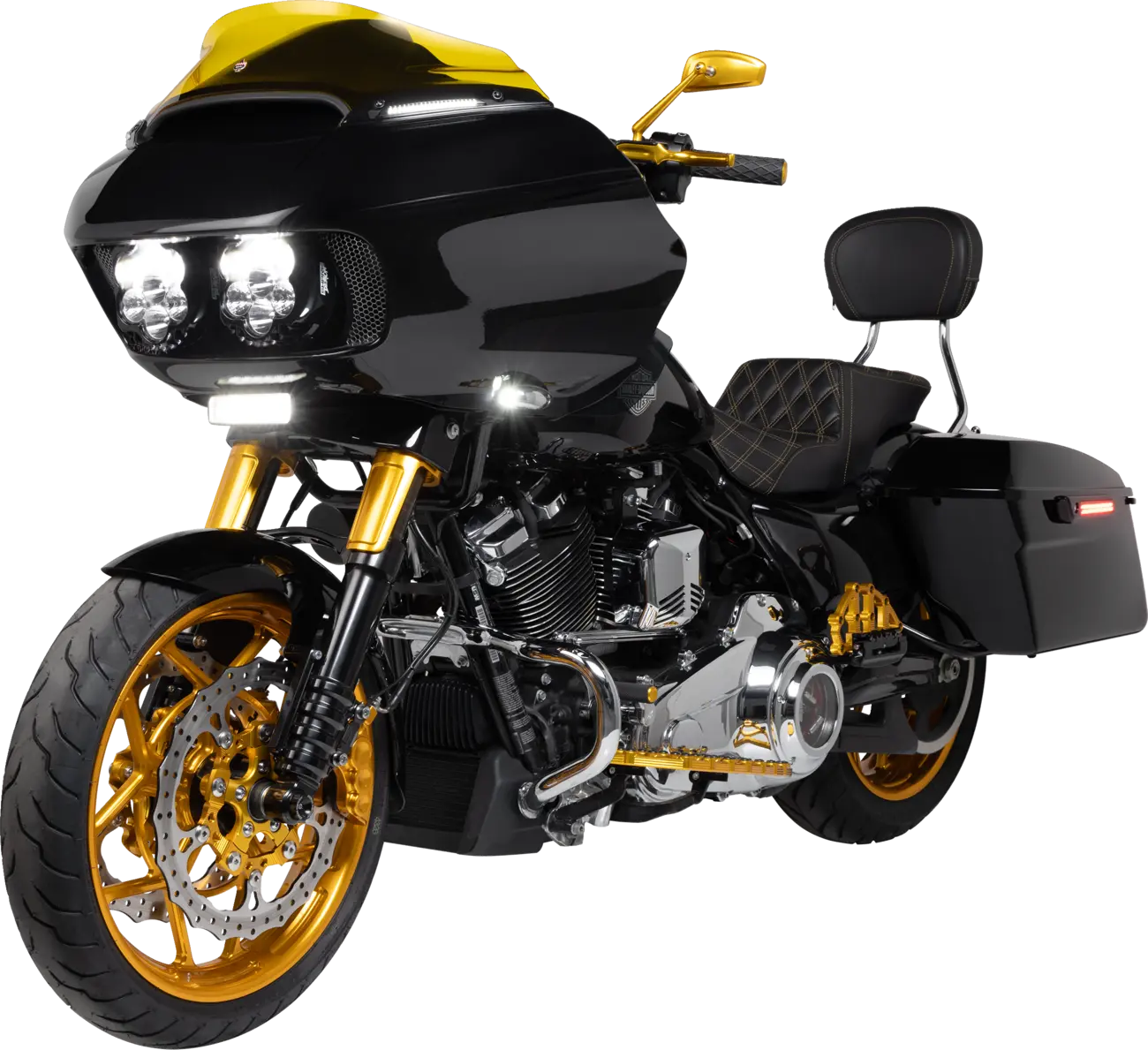 Custom Dynamics Yellow Led Driving Light Bar