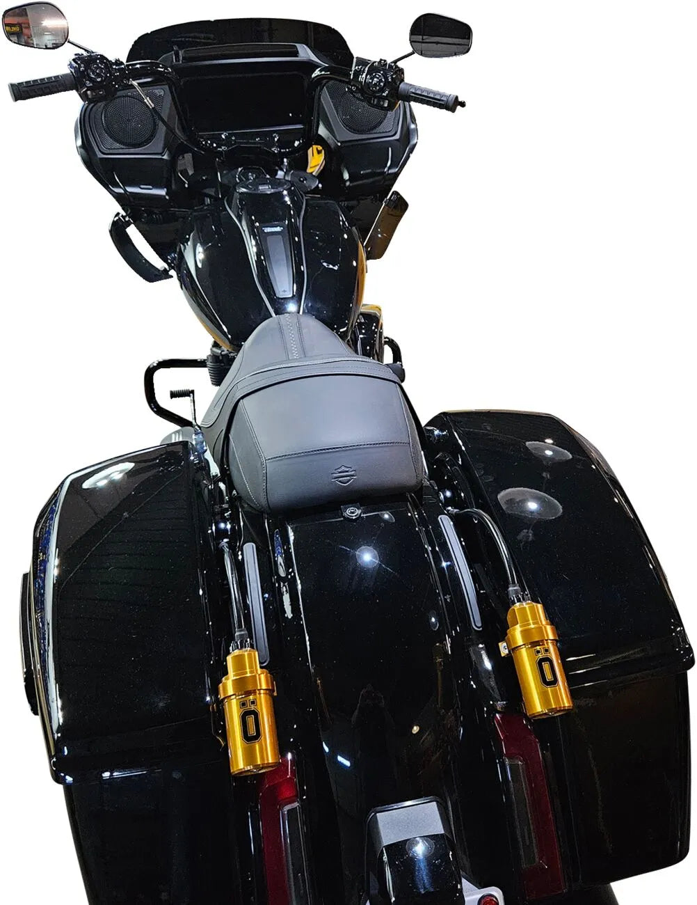 Ohlins Stx36 Blackline Shock Absorbers For Harley Touring