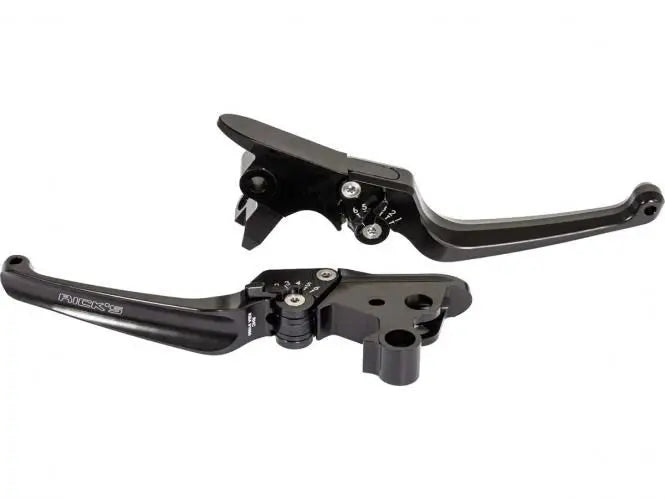 Rick's Motorcycles Adjustable Levers - Classic Black