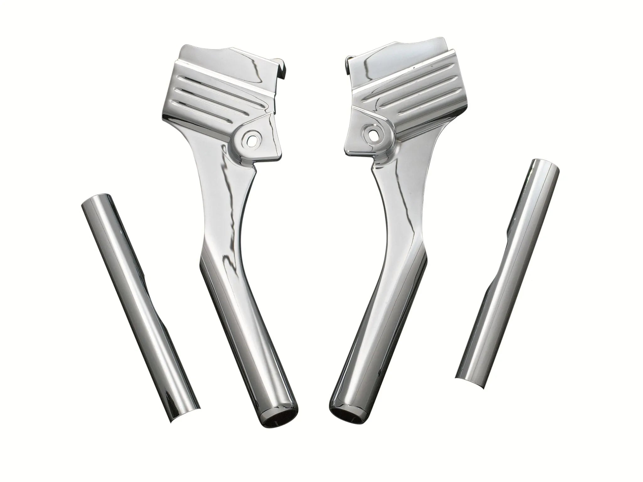 Kuryakyn Deluxe Neck Cover Kit Chrome Frame