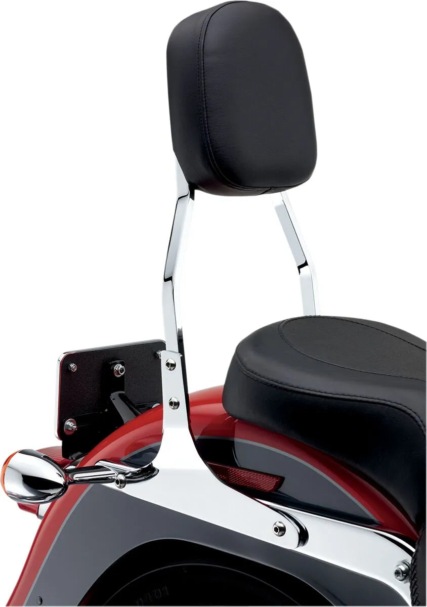 Cobra Square Sissy Bar - Chrome, 17 Inch