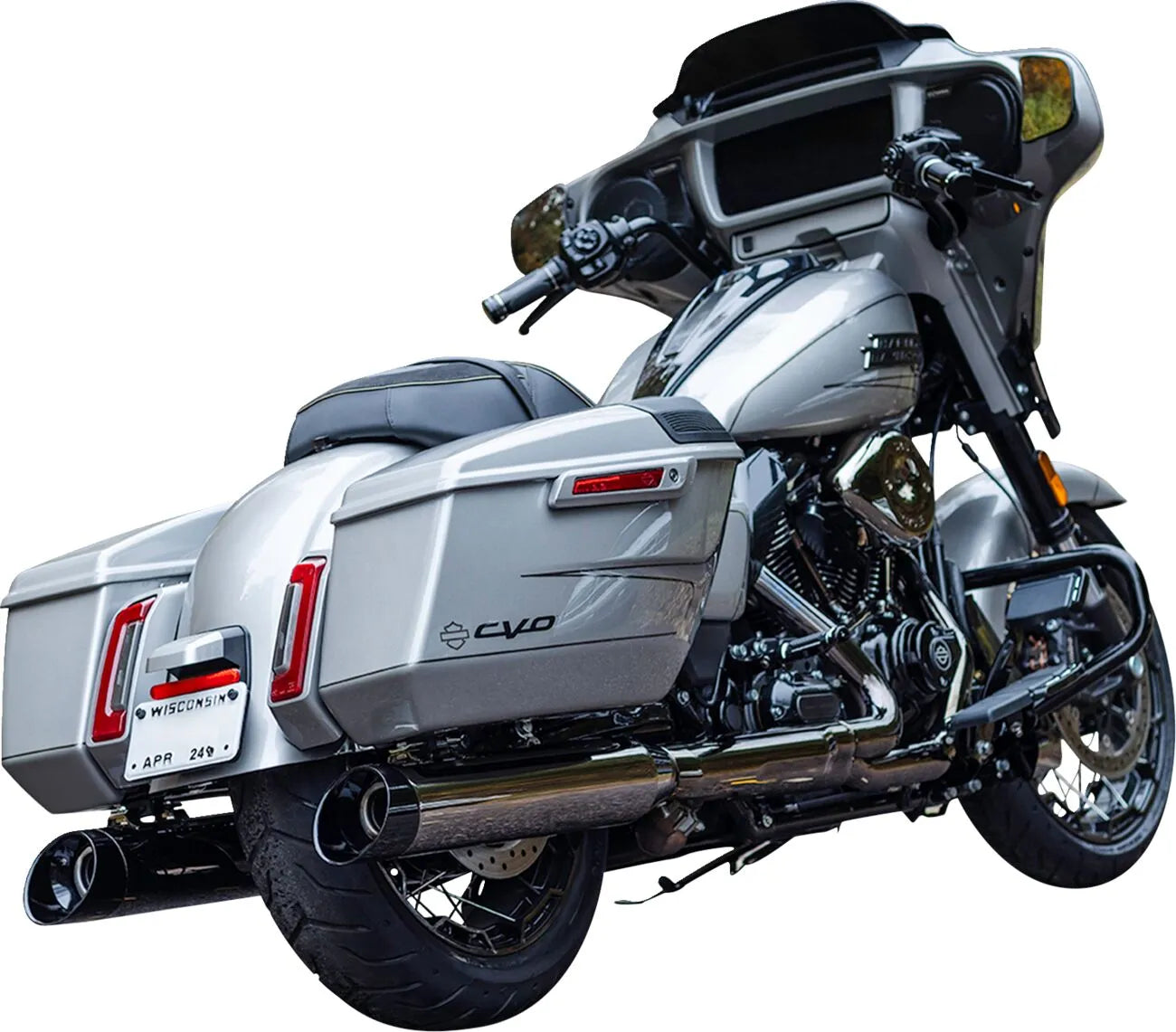 S&S Cycle Mk45 Performance Slip-on Lyddæmpere - Lava Chrome
