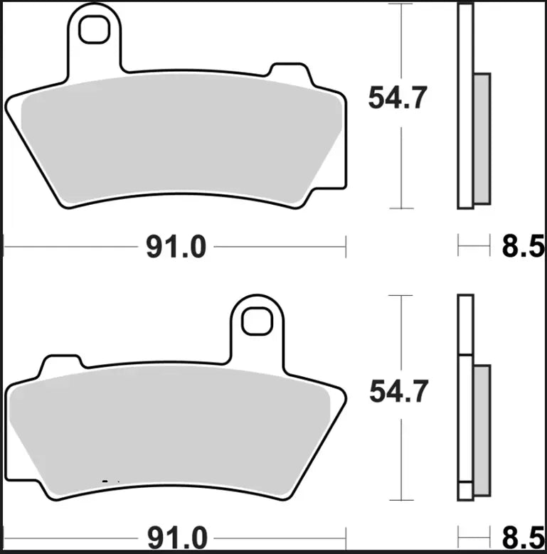 Brembo Sinter Prime Line Brake Pad - Genuine Sintered Metal
