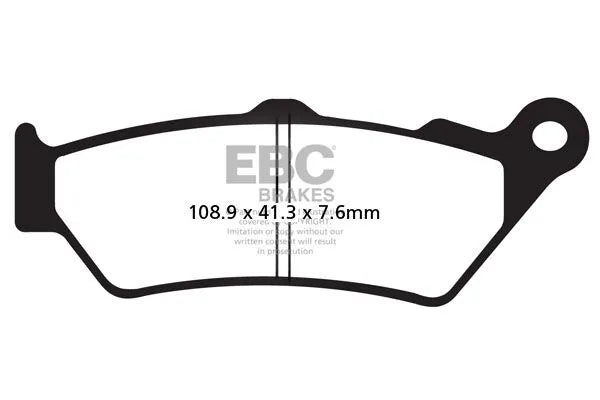 Ebc Sfa-hh Series Sintrede Bremseklodser Til Scootere - Front