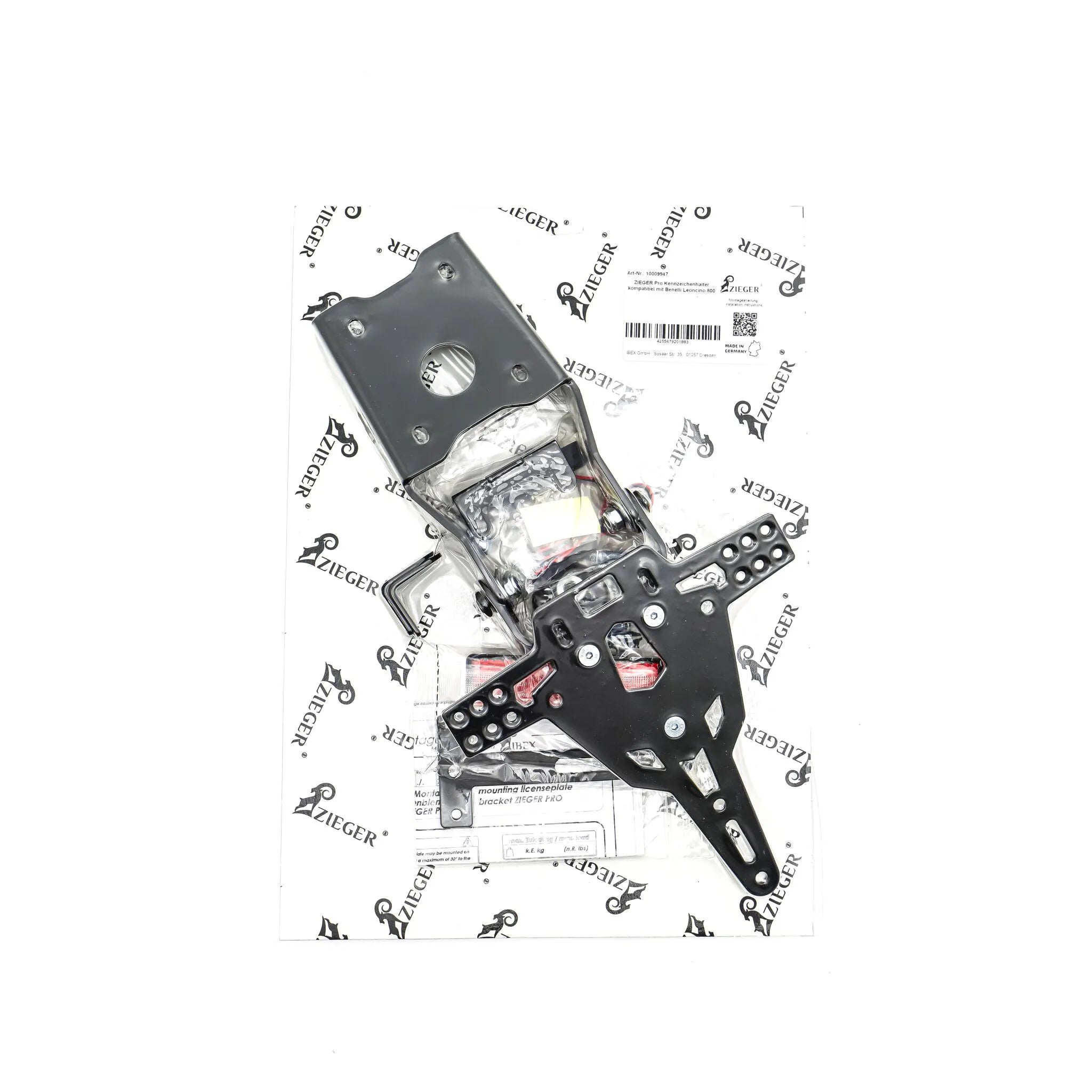 Zieger Pro License Plate Holder Type A For De/uk Plates