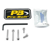 Pro Bolt Aluminum Fuel Cap Kit - Silver