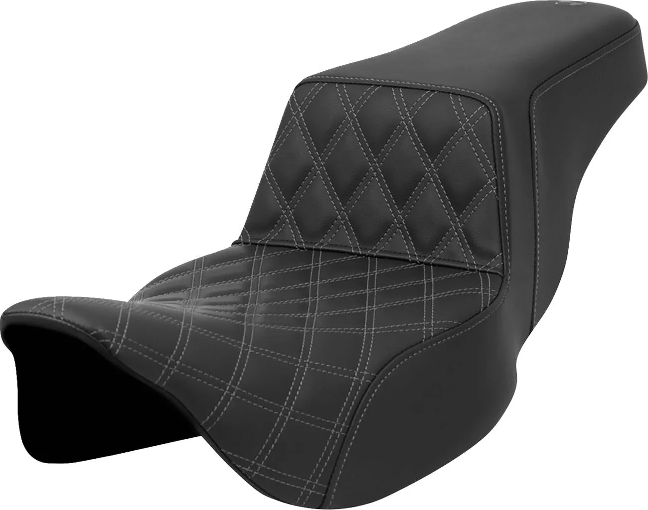 Saddlemen Lattice Stitch Step-up Seat - For Harley Davidson