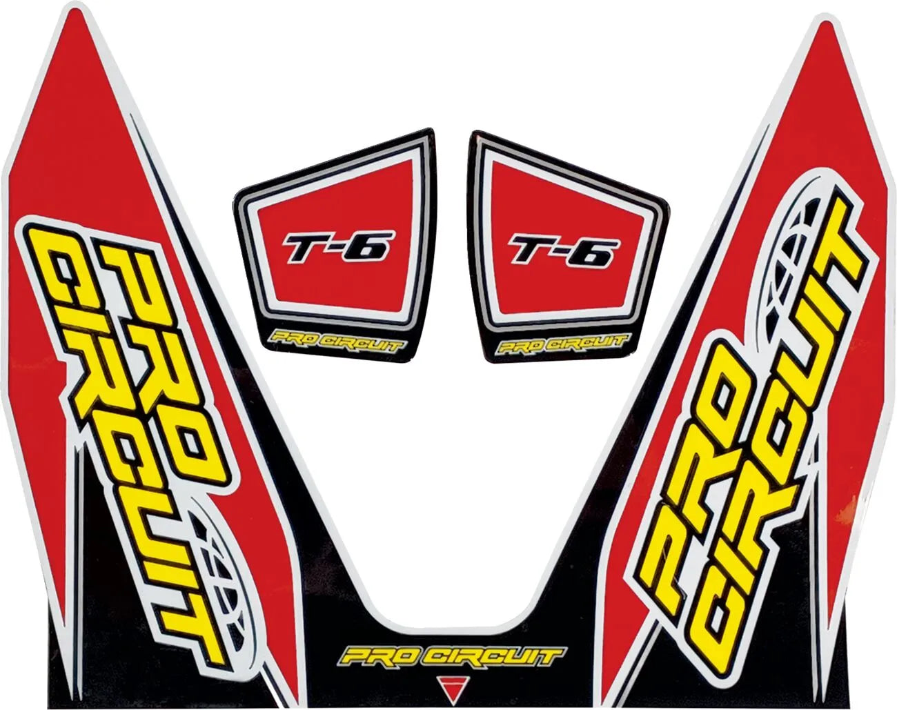 Pro Circuit T-6 Exhaust Decals - Replacement Decals