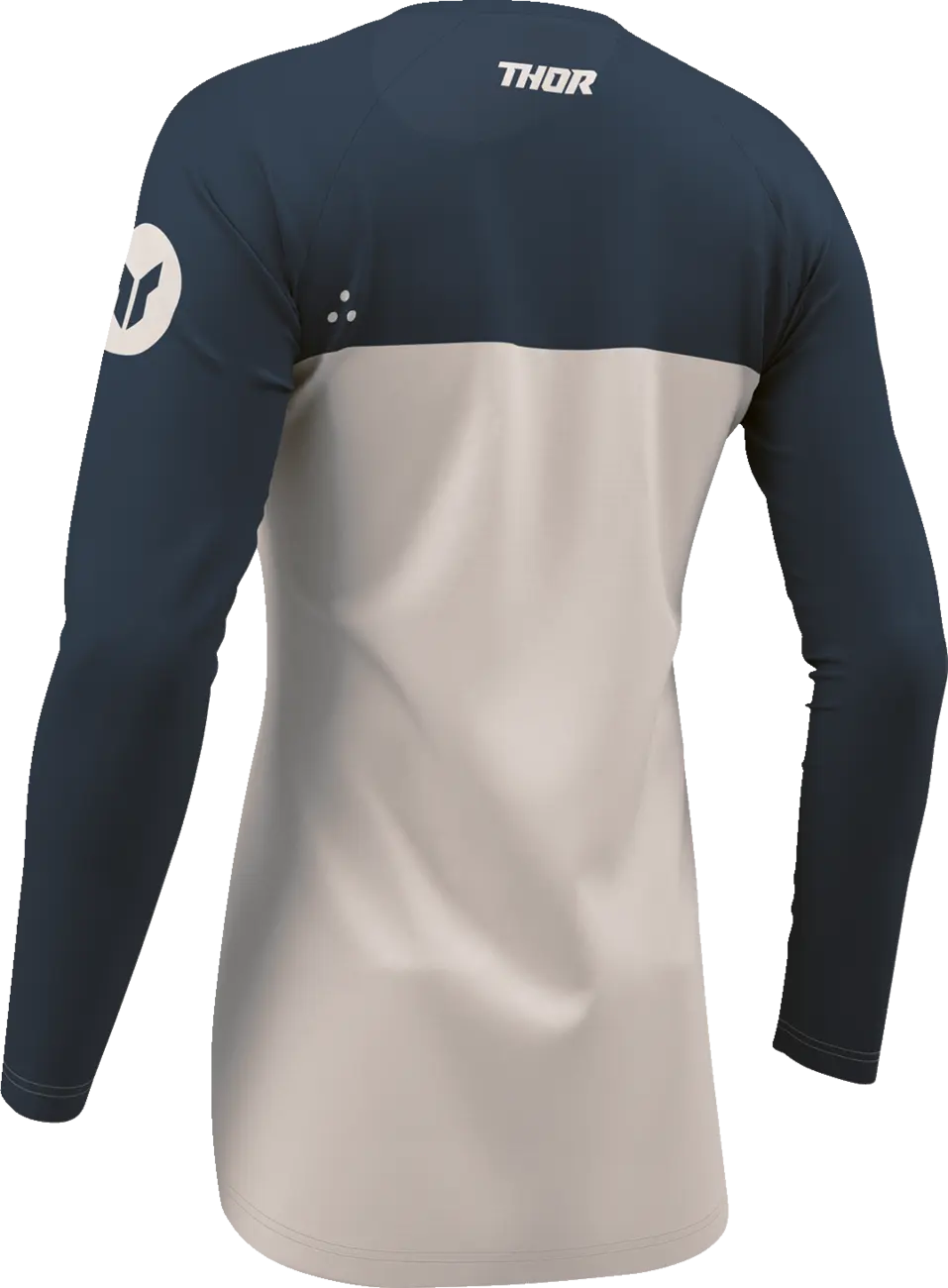 Thor Women's Ridemode Menace Jersey - Light Gray/Midnight Blue