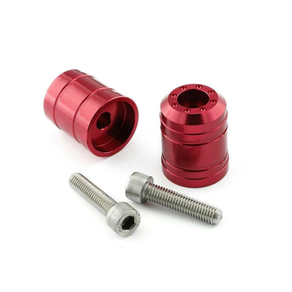 Pro Bolt Aluminium Bar Ends - Red