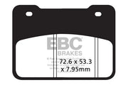 Ebc Sfa-hh Sintrede Scooter Bremseklodser For Forbedret Bremseevne - For