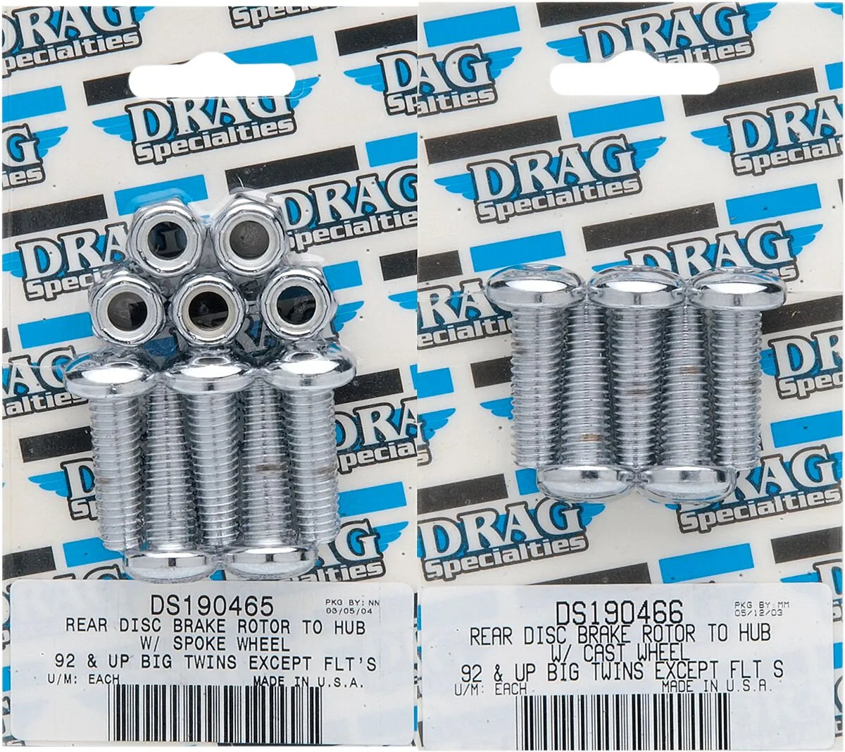 Drag Specialties Disc Brake Hub Mounting Kit