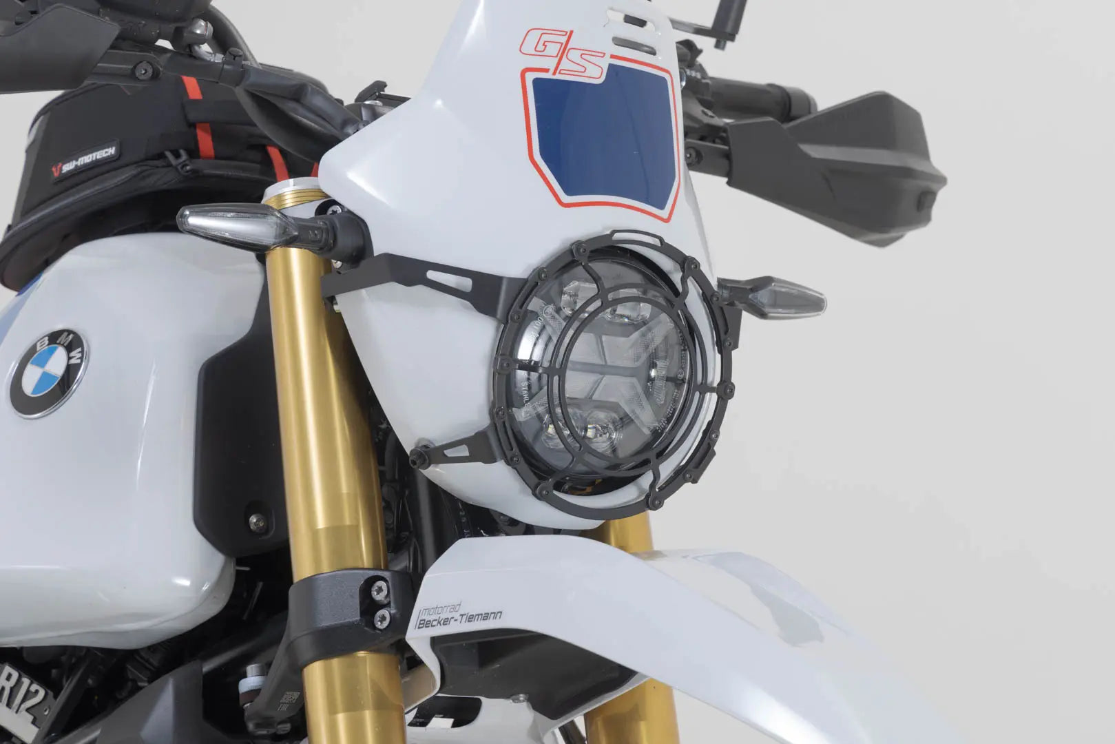 Sw-motech Headlight Guard - Steel & Makrolon